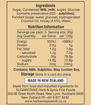 Sugar Crave Manuka Honey Fudge 100g