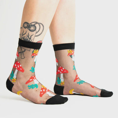 Sock it to Me Made of Magic - Women's Sheer Crew Socks 0011