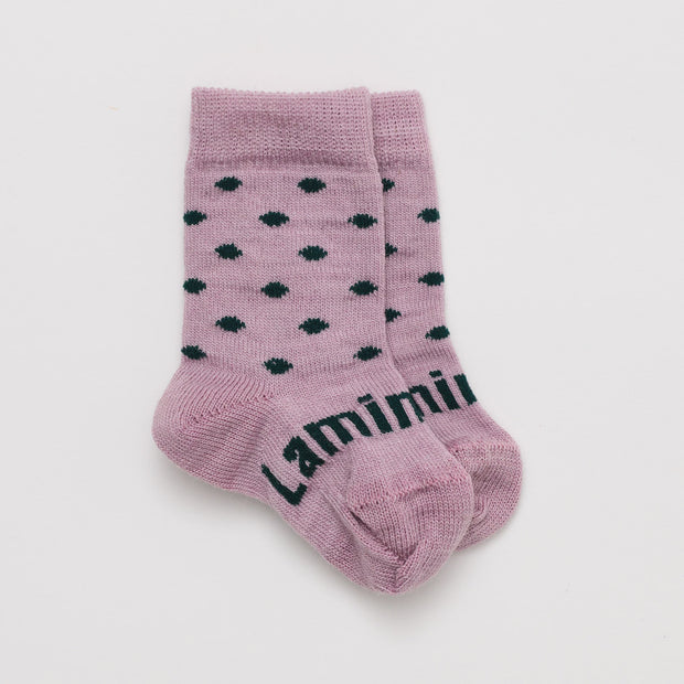 Lamington Merino Wool Crew Socks | BABY | Thistle