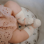 Lamington Merino Wool Crew Socks | BABY | Rosa