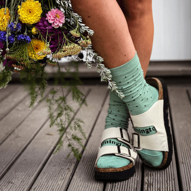Lamington Merino Wool Crew Socks | WOMAN | Apple