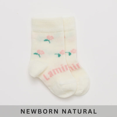 Lamington Merino Wool Crew Socks | BABY | Rosa