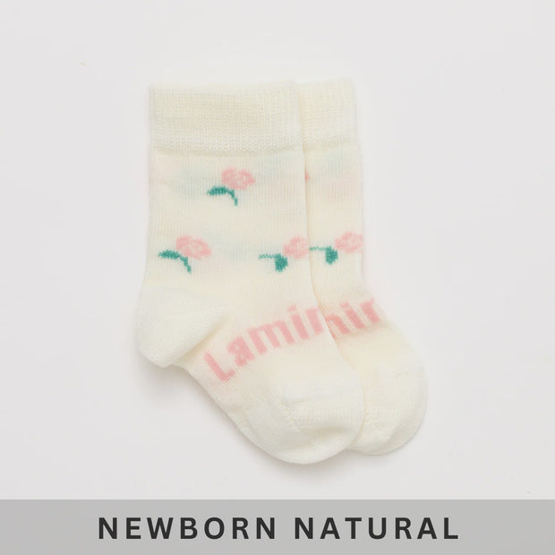 Lamington Merino Wool Crew Socks | BABY | Rosa