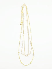 Some Mermaidia Gold Coloured Necklace with Pearls 107