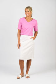 Vassalli V Neck Top 4264