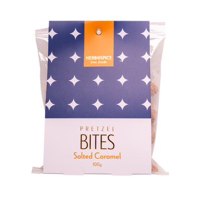 Herb and Spice Mill Pretzel Bites – Salted Caramel 100g