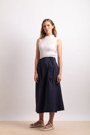 Neris Funfair Skirt in Dark Ink 2783