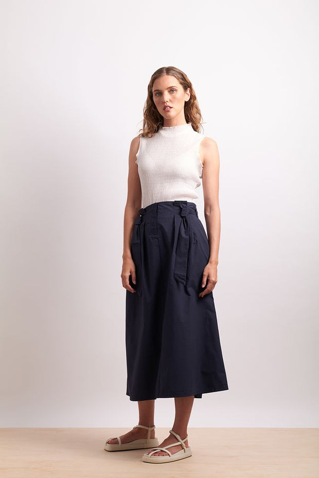 Neris Funfair Skirt in Dark Ink 2783