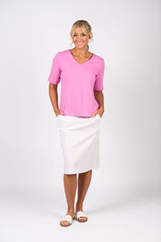 Vassalli V Neck Top 4264