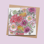 Rara and Ribbon RR41 Vintage Burst Card