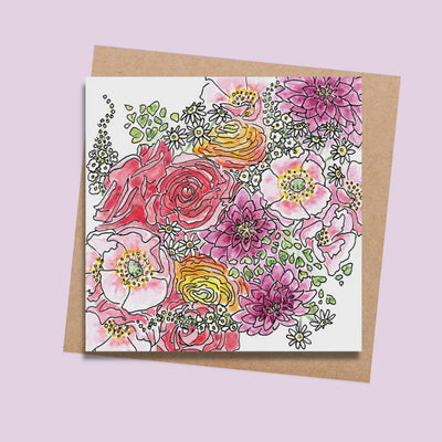 Rara and Ribbon RR41 Vintage Burst Card