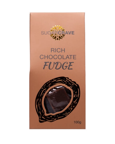 Sugar Crave Rich Chocolate Fudge 100g
