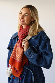 Archer House Small Geometric Print Scarf SC807