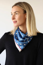 Archer House Polka Dot Silky Square Scarf – Feels like Silk  SC820