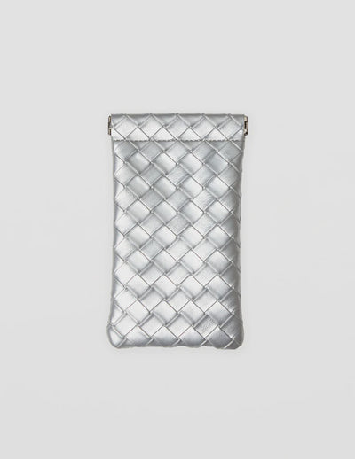 Stella and Gemma Eyeglasses Case Silver 755