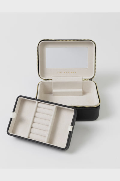 Stella and Gemma Jewel Box Large Black Rectangle 767