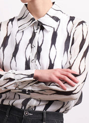 Neris Soft Focus Shirt in Liquorice 2812