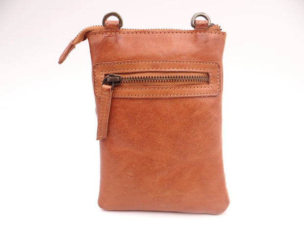 Second Nature Leather ST56 Small Woven Cross Body Bag
