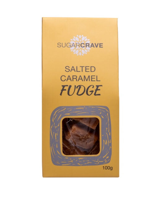 Sugar Crave Salted Caramel Fudge 100g