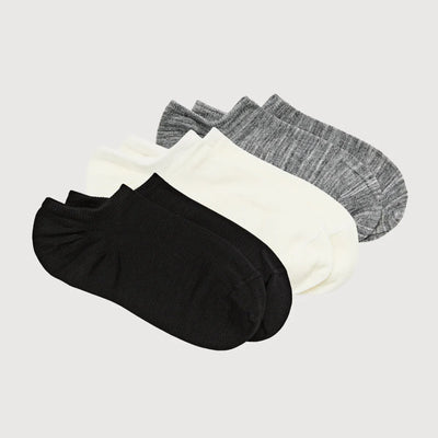 Lamington Merino Wool Plain Sneaker Socks