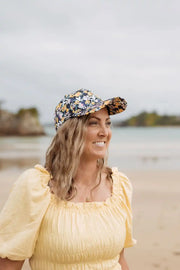 Stilen Floral Cap Yellow