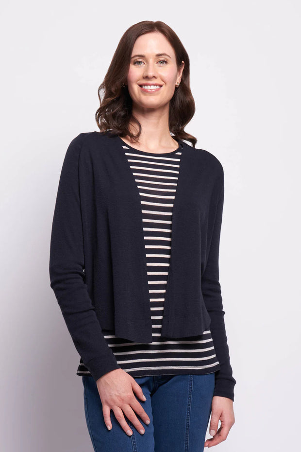 Foil Gather Back Cardigan TP14336
