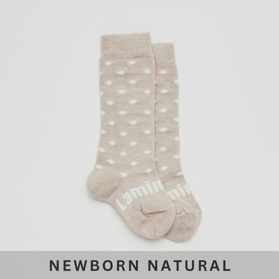Lamington Merino Wool Knee High Socks | BABY | Truffle