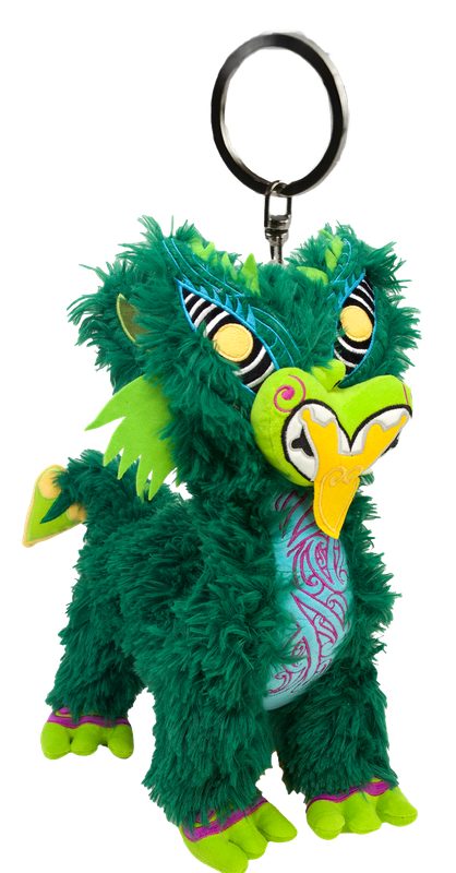 Moana Road Soft Toy Taniwha Keyring 6120 6121 Miriama Grace-Smith