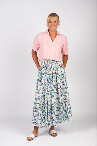 Vassalli Soleil Elastic Waist Maxi Skirt 7065