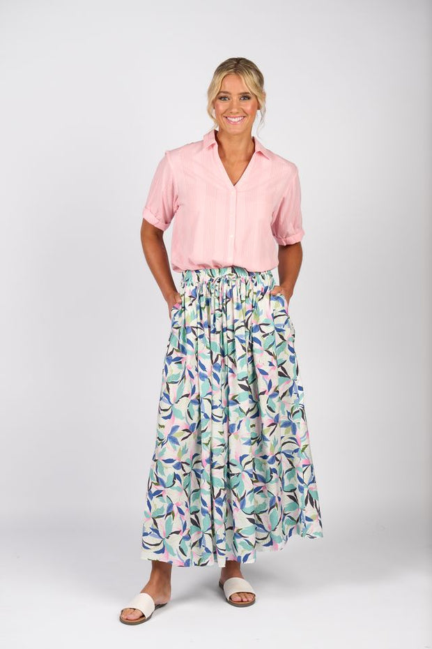 Vassalli Soleil Elastic Waist Maxi Skirt 7065