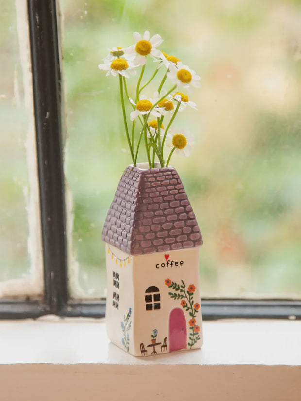 Natural Life Cottage Bud Vase - Coffee 25