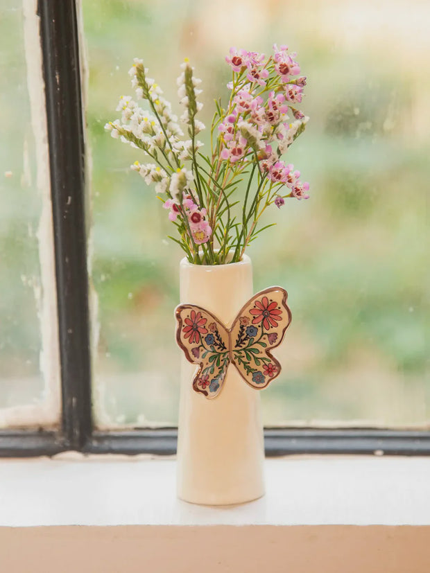 Natural Life Butterfly Bud Vase Small 37