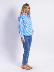 Leoni Ralph Shirt Blue Stripe