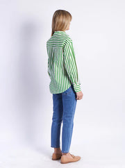 Leoni Ralph Shirt in Green Stripe