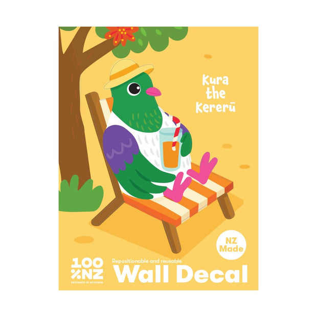 100% NZ Small Wall Decal