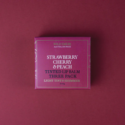 Wild Emery Three Pack Tinted Lip Balm