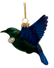 Moana Road Glass Christmas Tree Decoration