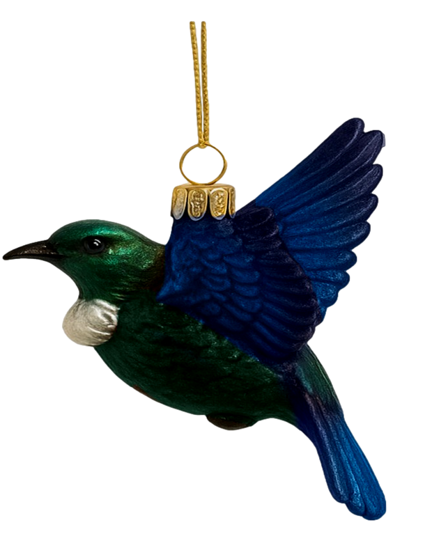 Moana Road Glass Christmas Tree Decoration