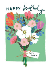 Hammond Gower - Happy Birthday Flower Bunch 002 - Birthday Card