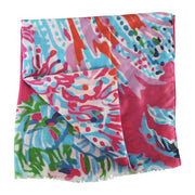 Enhance Abstract Scarf Pink ABS