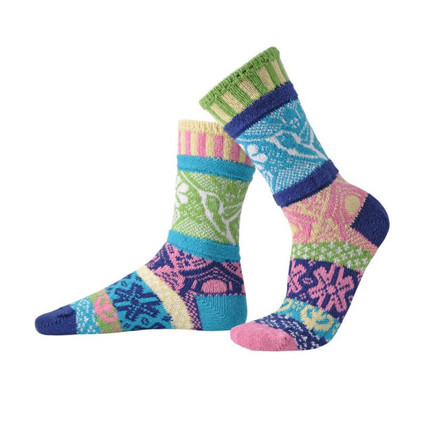 Solmate Socks - Hummingbird - Small Adult Crew Socks