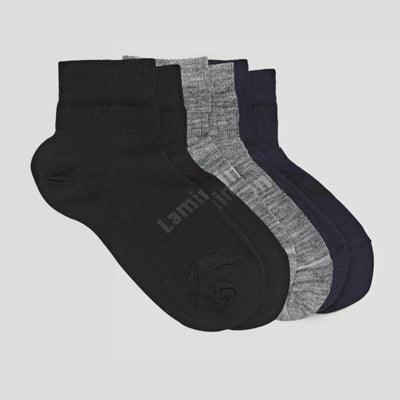 Lamington Merino Wool Ankle Socks | WOMAN + MAN | Plain Essential