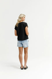 Home Lee Jackie Tee Black