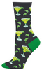 Socksmith Margaritas and Lime Women's Socks 3647-BLK