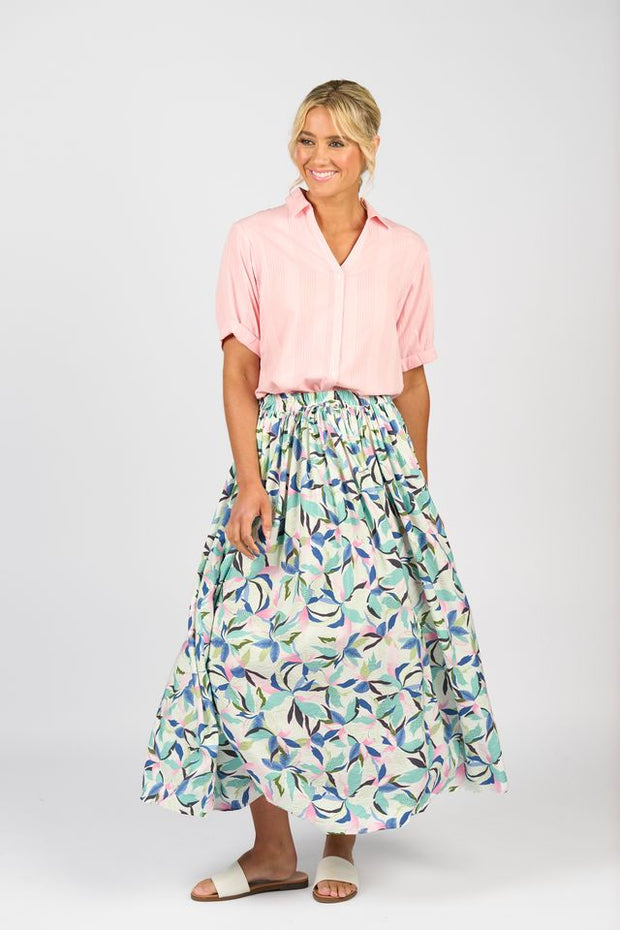 Vassalli Soleil Elastic Waist Maxi Skirt 7065