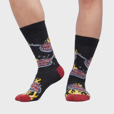 Sock It To Me You're Bacon Me Hungry - Men's Crew Socks  0615