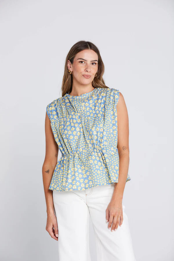 Thing Thing Belle Tie Top - Sky Garden 2397 04