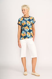 Memo Contrast Trim Top TP14300