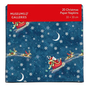 Museums and Galleries Christmas Paper Napkins
