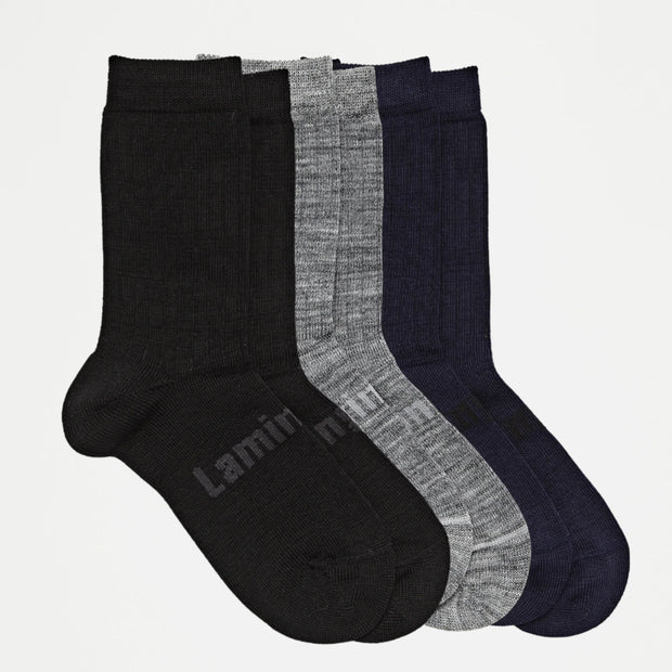 Lamington Merino Wool Plain Crew Socks | Woman + Man